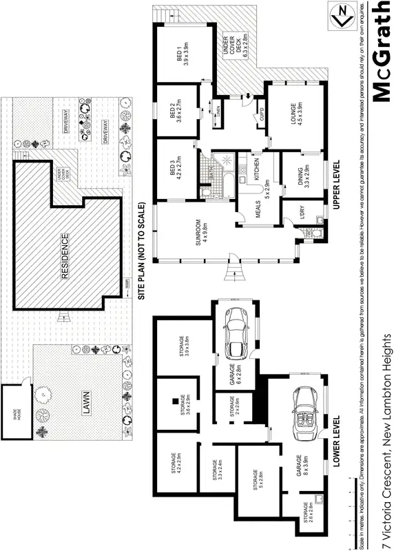 Floorplan of Homely house listing, 7 Victoria Crescent, New Lambton Heights NSW 2305