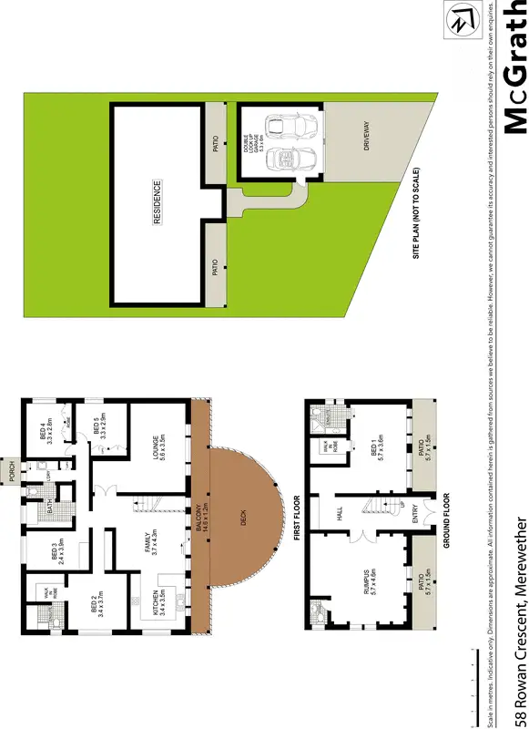 Floorplan of Homely house listing, 58 Rowan Crescent, Merewether NSW 2291