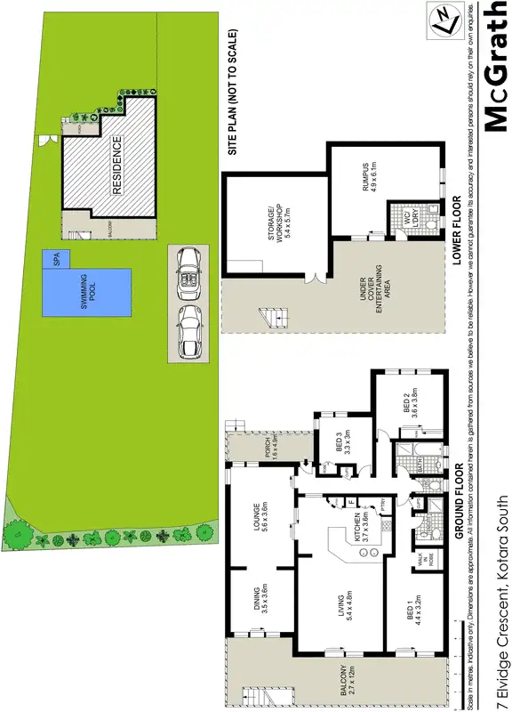 Floorplan of Homely house listing, 7 Elvidge Crescent, Kotara South NSW 2289