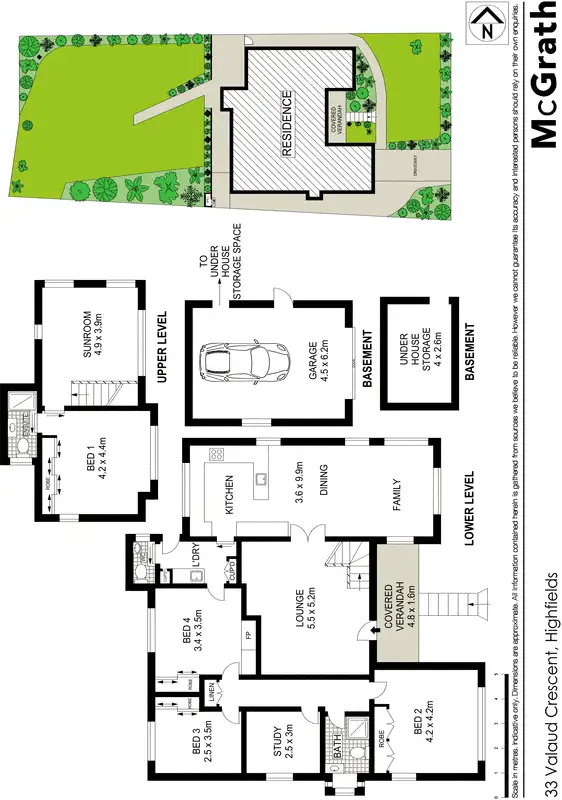 Floorplan of Homely house listing, 33 Valaud Crescent, Highfields NSW 2289