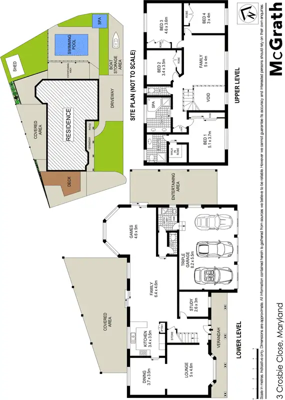 Floorplan of Homely house listing, 3 Crosbie Close, Maryland NSW 2287