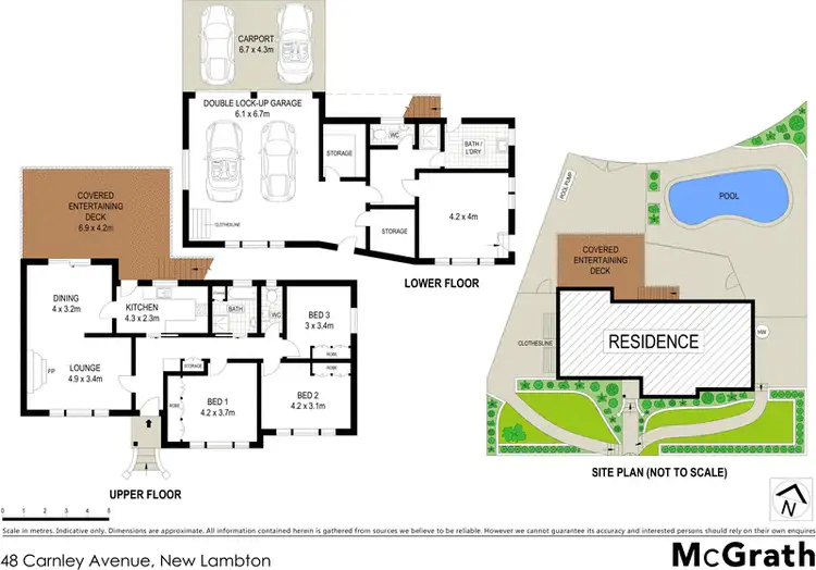 Floorplan of Homely house listing, 48 Carnley Avenue, New Lambton NSW 2305