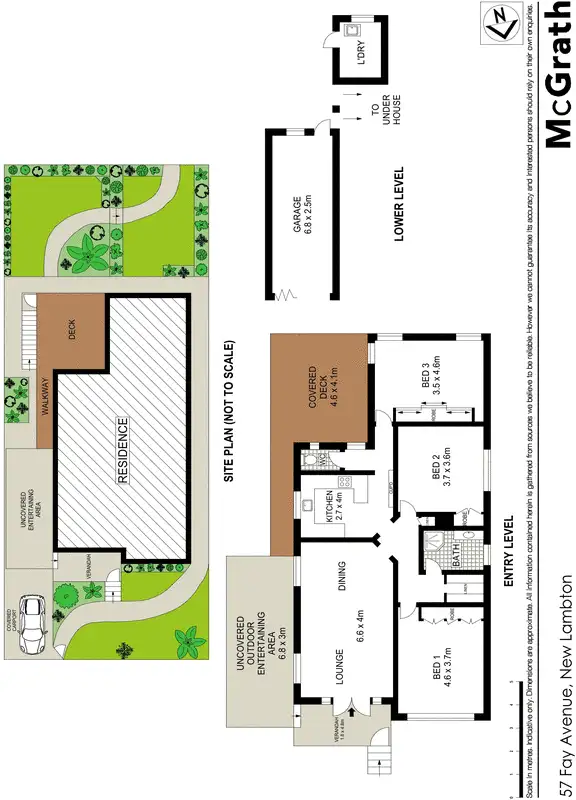 Floorplan of Homely house listing, 57 Fay Avenue, New Lambton NSW 2305