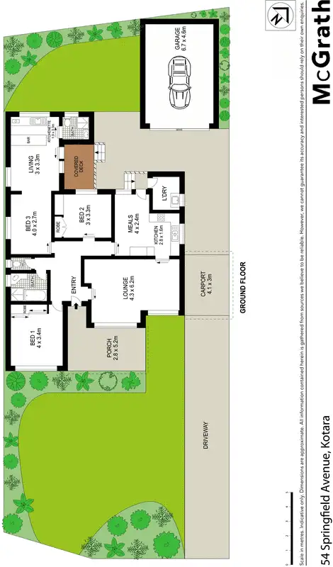 Floorplan of Homely house listing, 54 Springfield Avenue, Kotara NSW 2289