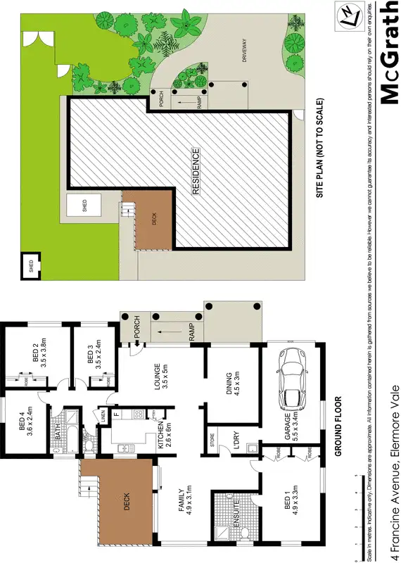 Floorplan of Homely house listing, 4 Francine Avenue, Elermore Vale NSW 2287