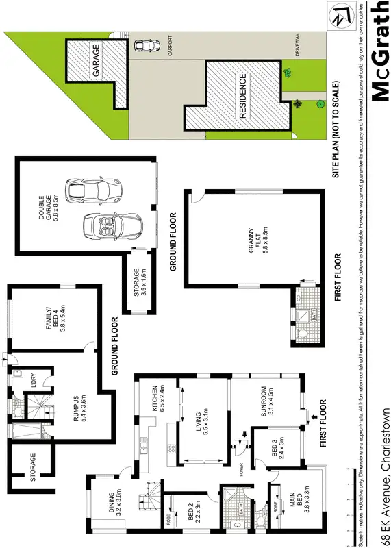 Floorplan of Homely house listing, 68 EK Avenue, Charlestown NSW 2290