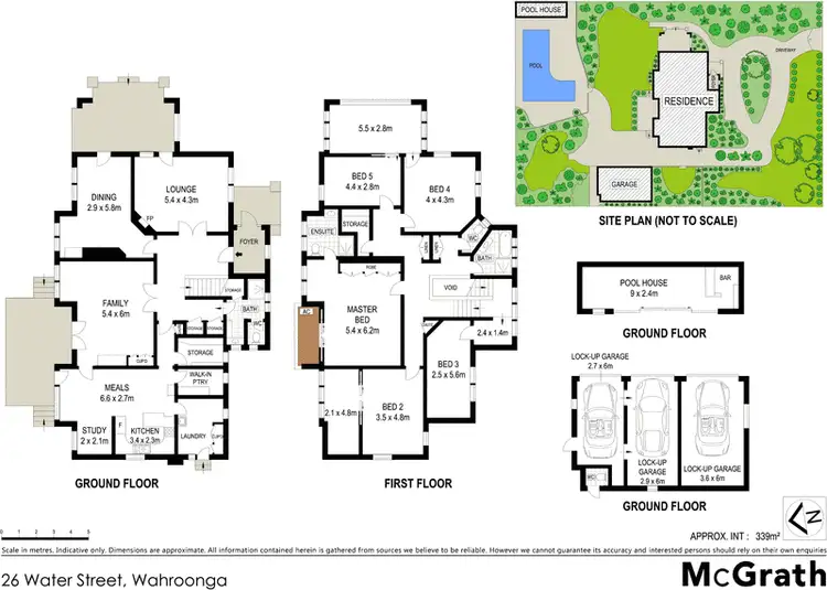 Floorplan of Homely house listing, 26 Water Street, Wahroonga NSW 2076