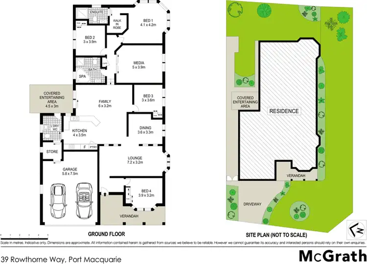 Floorplan of Homely house listing, 39 Rowthorne Way, Port Macquarie NSW 2444