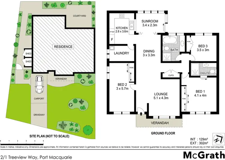 Floorplan of Homely villa listing, 2/1 Treeview Way, Port Macquarie NSW 2444