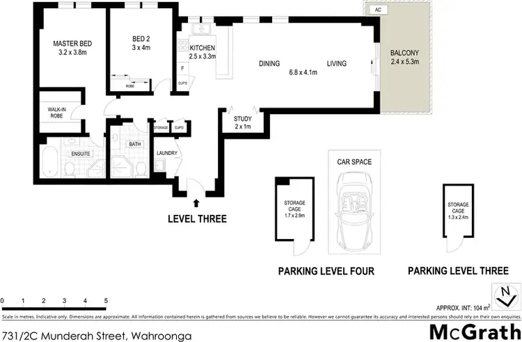 Floorplan of Homely apartment listing, 731/2C Munderah Street, Wahroonga NSW 2076