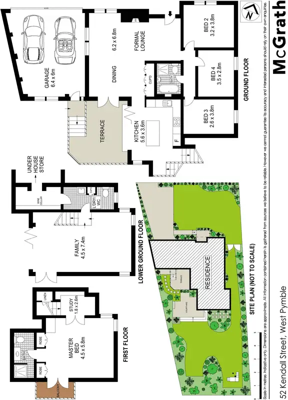 Floorplan of Homely house listing, 52 Kendall Street, West Pymble NSW 2073