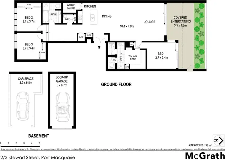 Floorplan of Homely apartment listing, 2/3 Stewart Street, Port Macquarie NSW 2444