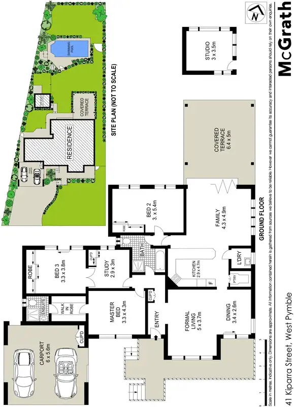 Floorplan of Homely house listing, 41 Kiparra Street, West Pymble NSW 2073