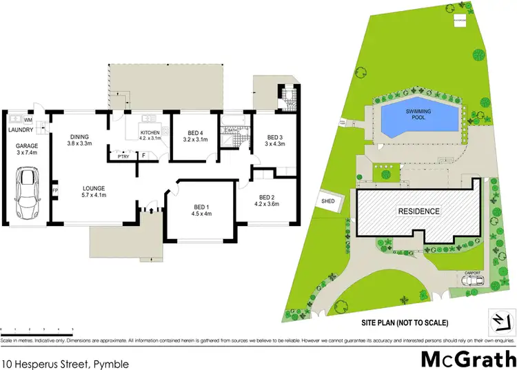 Floorplan of Homely house listing, 10 Hesperus Street, Pymble NSW 2073