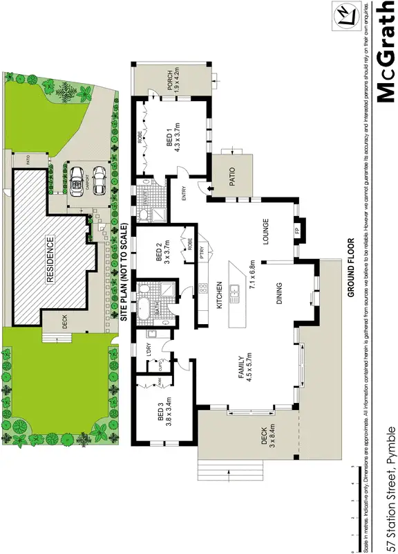 Floorplan of Homely house listing, 57 Station Street, Pymble NSW 2073