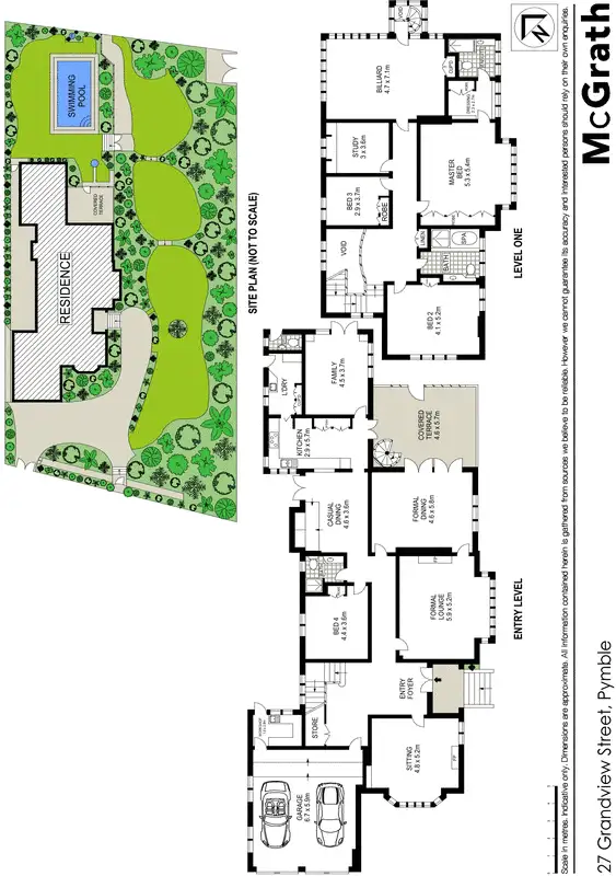 Floorplan of Homely house listing, 27 Grandview Street, Pymble NSW 2073