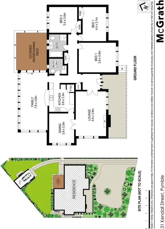 Floorplan of Homely house listing, 31 Kendall Street, Pymble NSW 2073