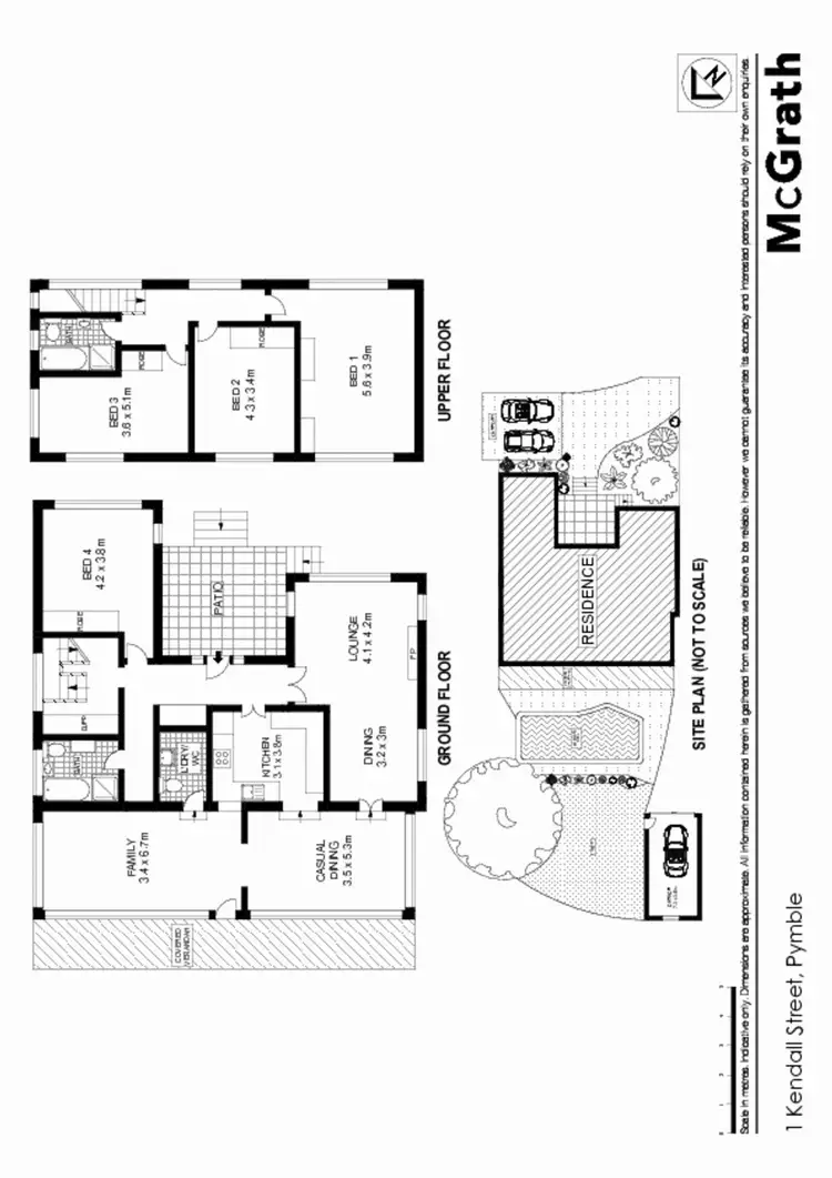Floorplan of Homely house listing, 1 Kendall Street, Pymble NSW 2073