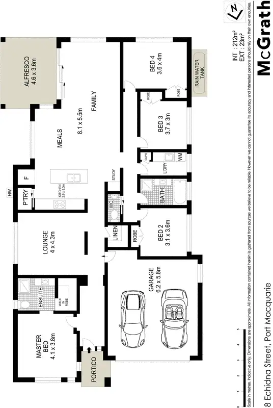 Floorplan of Homely house listing, 8 Echidna Street, Port Macquarie NSW 2444