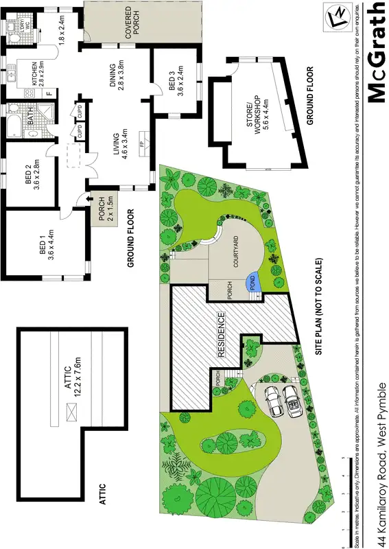 Floorplan of Homely house listing, 44 Kamilaroy Road, West Pymble NSW 2073