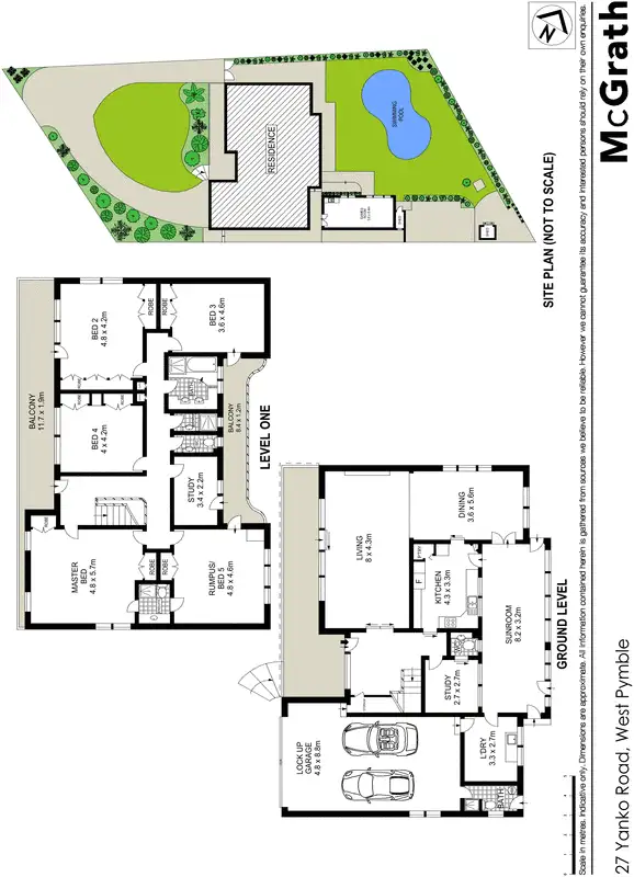 Floorplan of Homely house listing, 27 Yanko Road, West Pymble NSW 2073