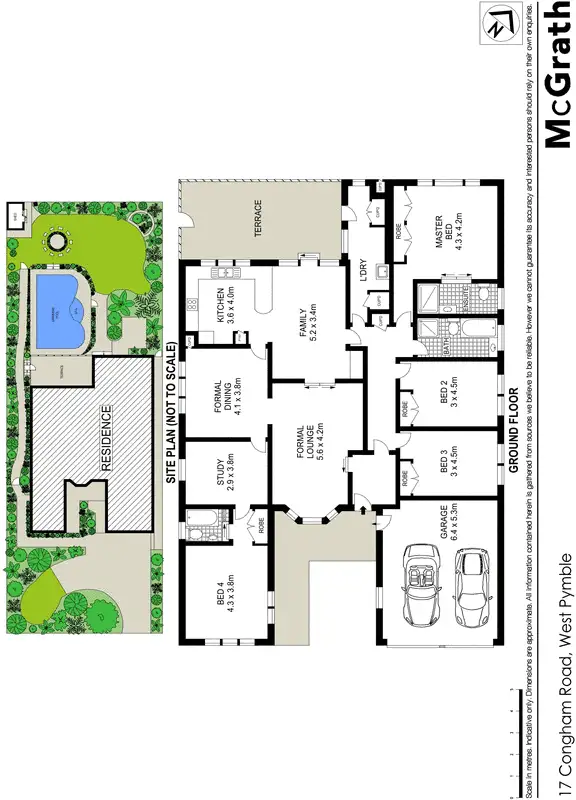 Floorplan of Homely house listing, 17 Congham Road, West Pymble NSW 2073
