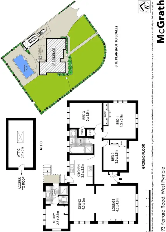 Floorplan of Homely house listing, 93 Yarrara Road, West Pymble NSW 2073