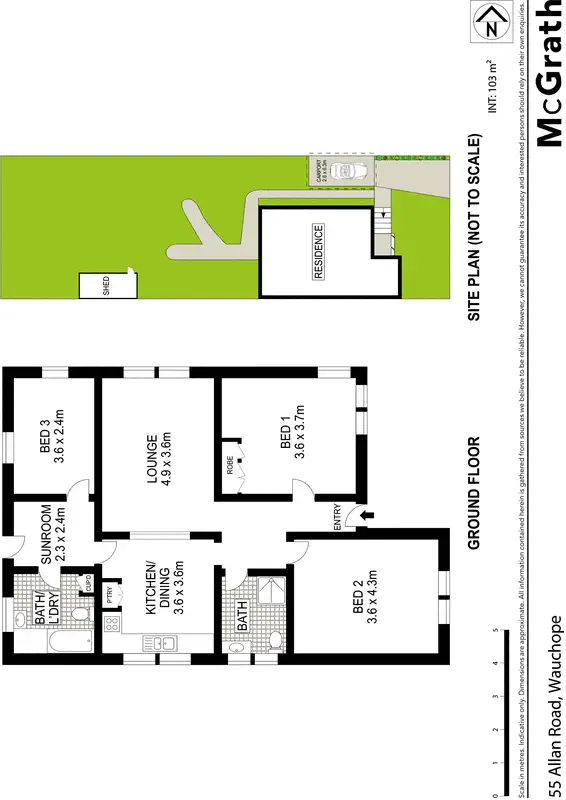 Floorplan of Homely house listing, 55 Allan Road, Wauchope NSW 2446