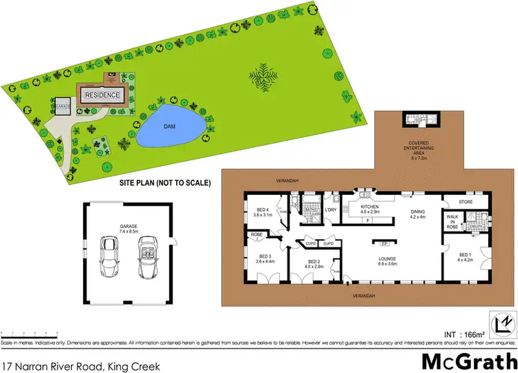 Floorplan of Homely rural property listing, 17 Narran River Road, King Creek NSW 2446