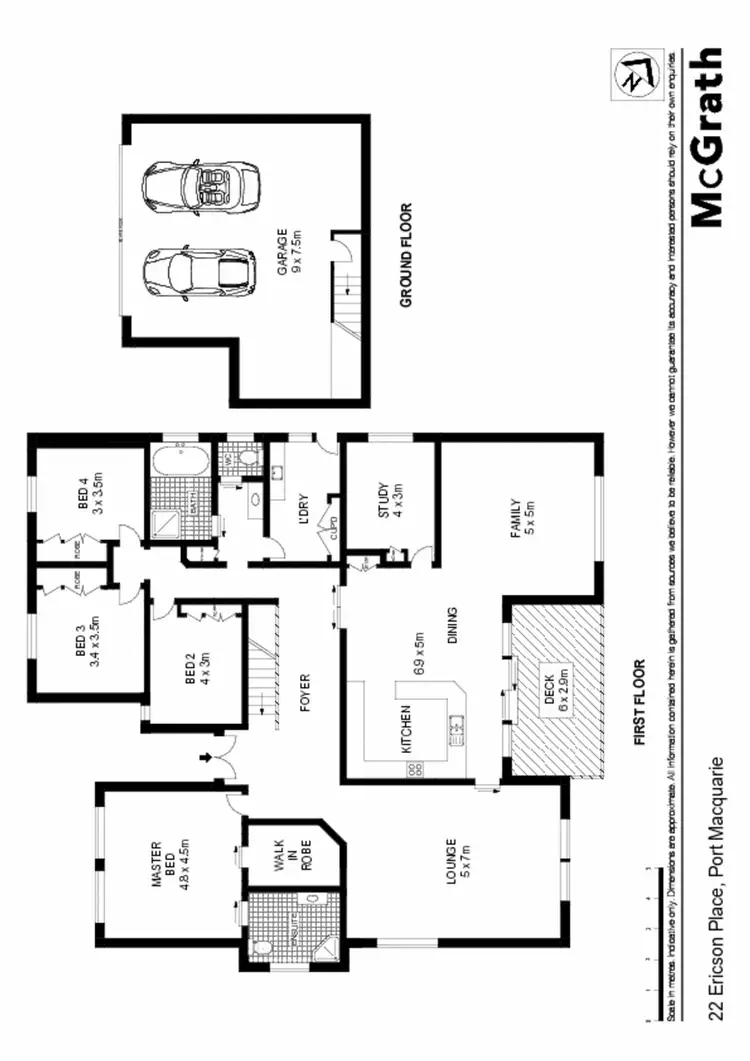 Floorplan of Homely house listing, 22 Ericson Place, Port Macquarie NSW 2444