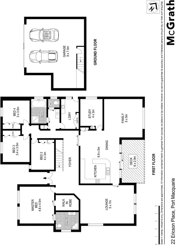 Floorplan of Homely house listing, 22 Ericson Place, Port Macquarie NSW 2444