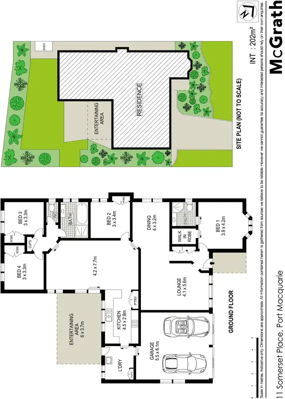 Floorplan of Homely house listing, 11 Somerset Place, Port Macquarie NSW 2444
