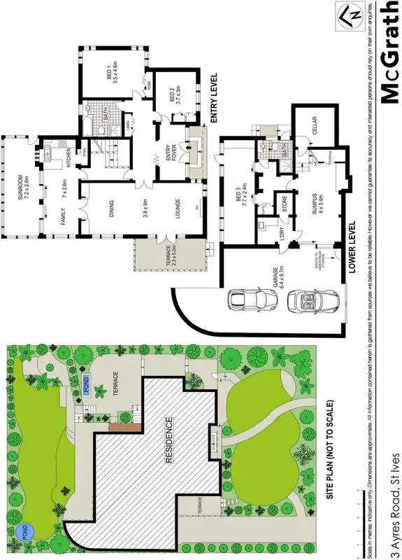 Floorplan of Homely house listing, 3 Ayres Road, St Ives NSW 2075