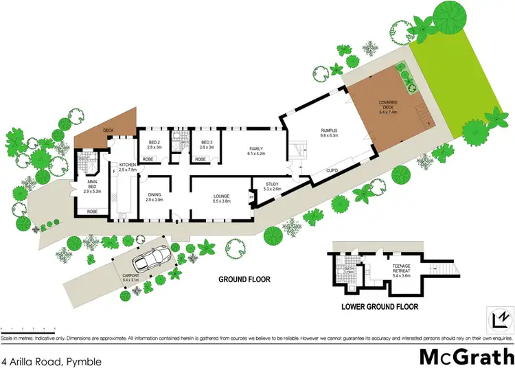 Floorplan of Homely house listing, 4 Arilla Road, Pymble NSW 2073