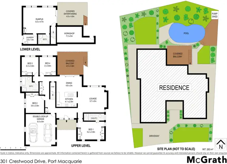 Floorplan of Homely house listing, 301 Crestwood Drive, Port Macquarie NSW 2444