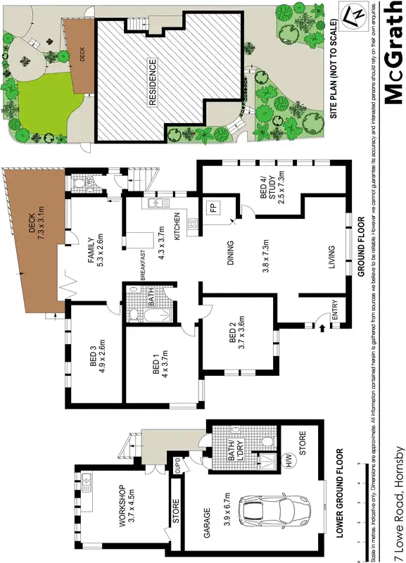 Floorplan of Homely house listing, 7 Lowe Road, Hornsby NSW 2077