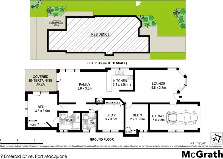 Floorplan of Homely house listing, 9 Emerald Drive, Port Macquarie NSW 2444