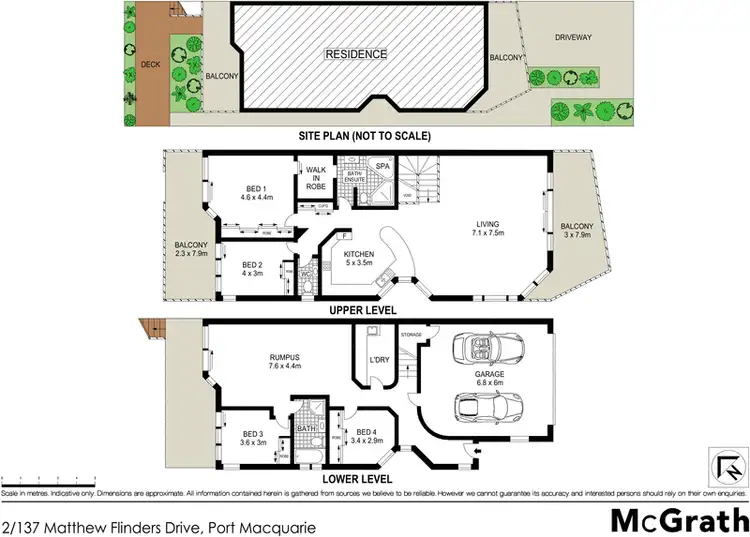 Floorplan of Homely townhouse listing, 2/137 Matthew Flinders Drive, Port Macquarie NSW 2444