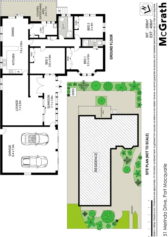 Floorplan of Homely house listing, 51 Merinda Drive, Port Macquarie NSW 2444