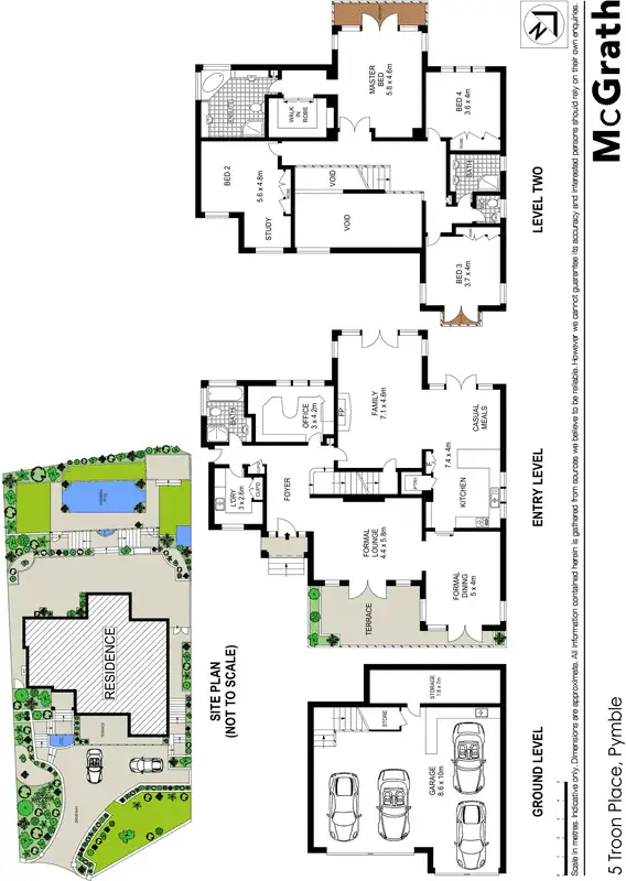 Floorplan of Homely house listing, 5 Troon Place, Pymble NSW 2073