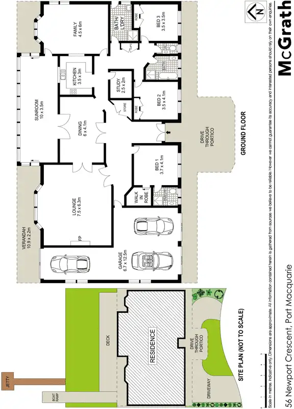 Floorplan of Homely house listing, 56 Newport Crescent, Port Macquarie NSW 2444