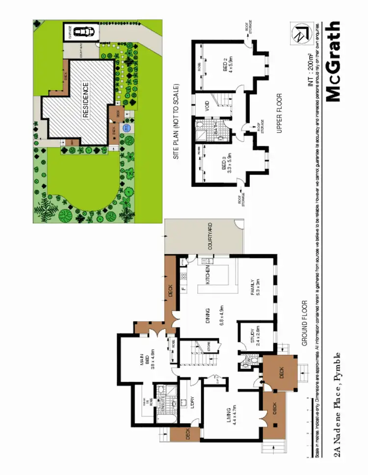 Floorplan of Homely house listing, 2A Nadene Place, Pymble NSW 2073