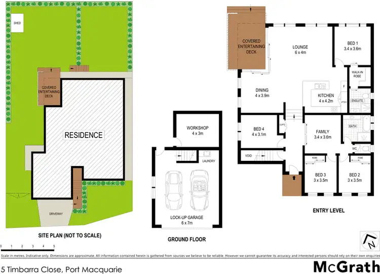 Floorplan of Homely house listing, 5 Timbarra Close, Port Macquarie NSW 2444