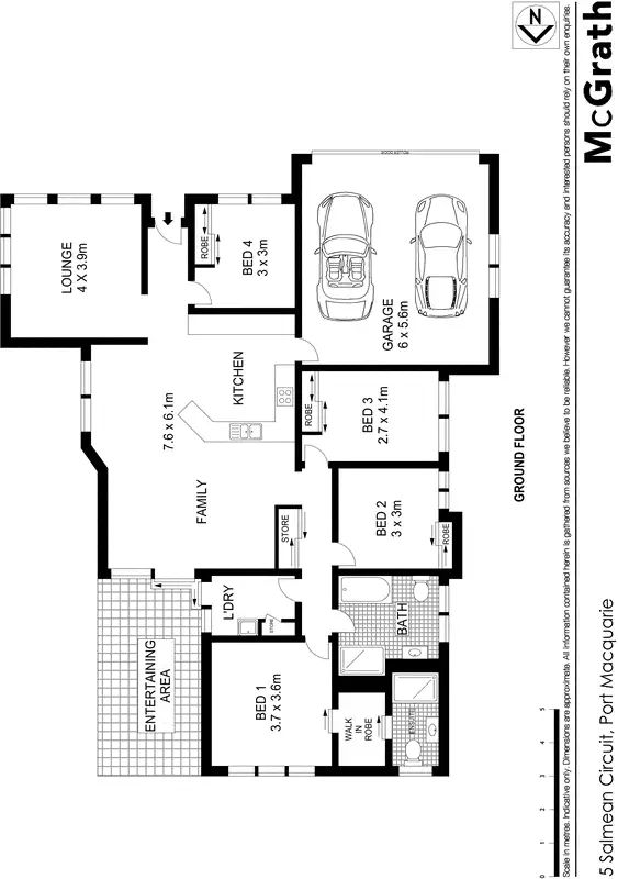 Floorplan of Homely house listing, 5 Salmean Circuit, Port Macquarie NSW 2444