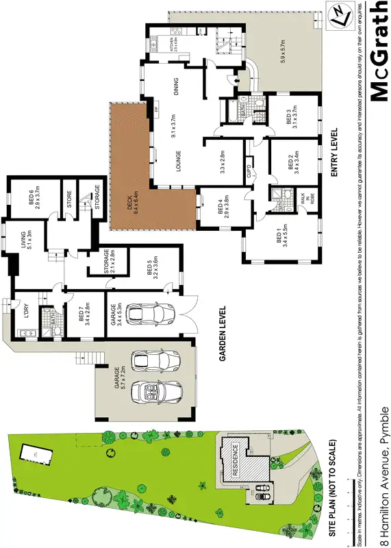 Floorplan of Homely house listing, 8 Hamilton Parade, Pymble NSW 2073