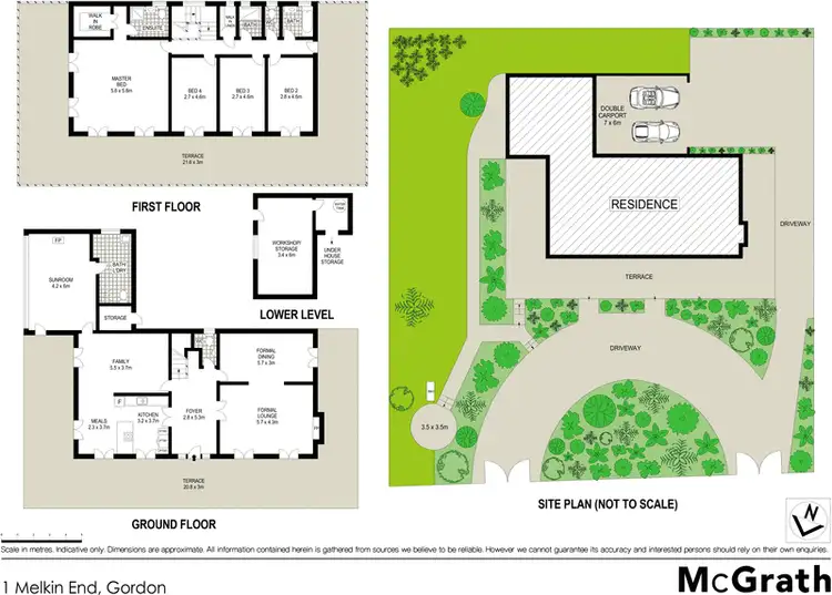 Floorplan of Homely house listing, 1 Melkin End, Gordon NSW 2072