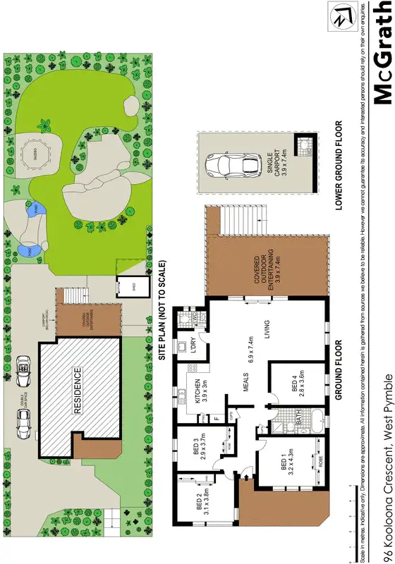 Floorplan of Homely house listing, 96 Kooloona Crescent, West Pymble NSW 2073