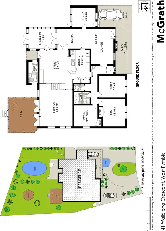 Floorplan of Homely house listing, 41 Wallalong Crescent, West Pymble NSW 2073