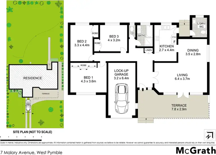 Floorplan of Homely house listing, 7 Malory Avenue, West Pymble NSW 2073