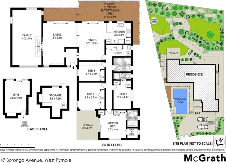 Floorplan of Homely house listing, 47 Boronga Avenue, West Pymble NSW 2073